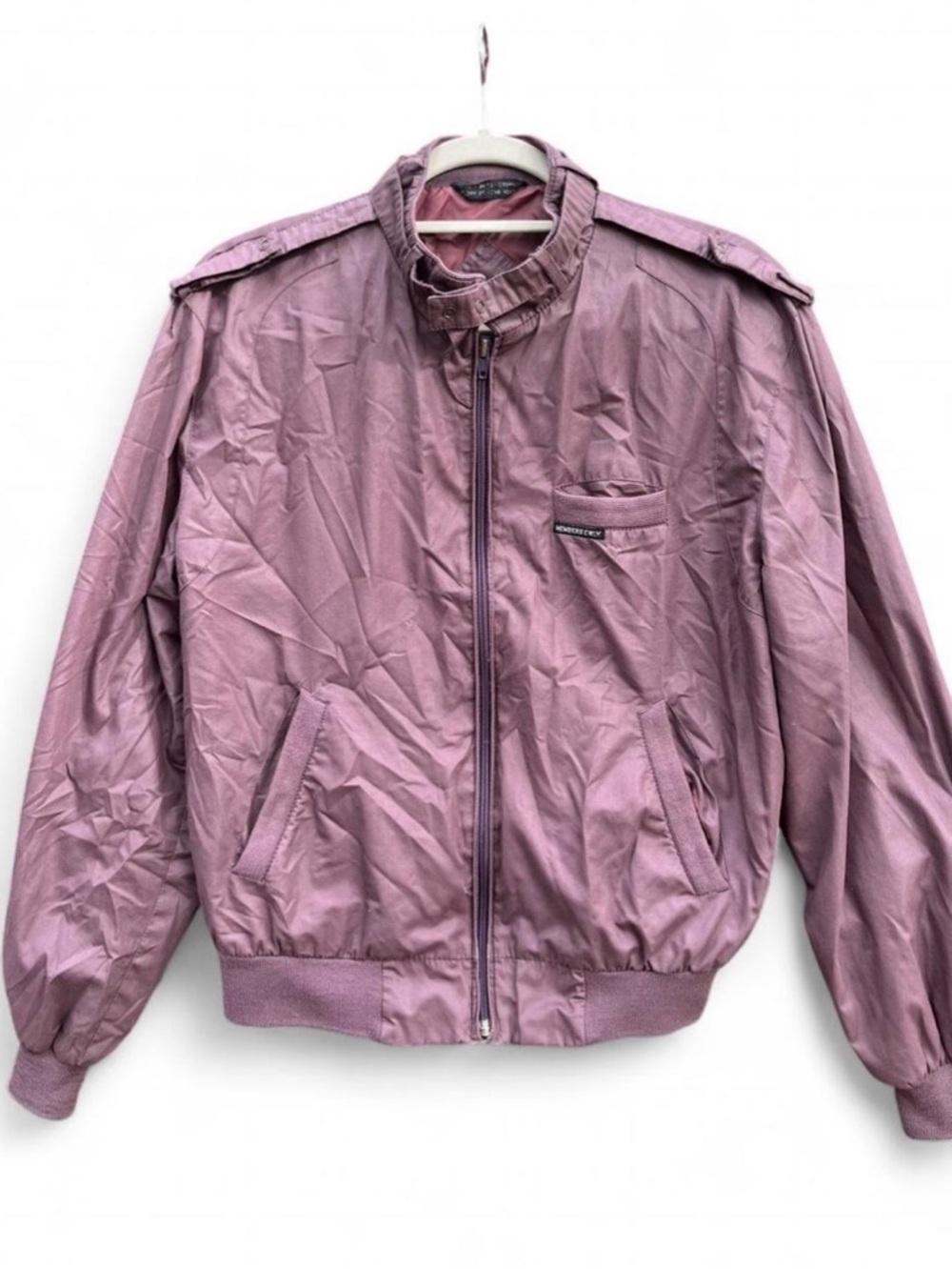 Members Only Mauve Bomber Jacket